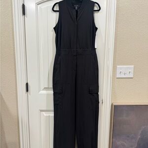 Athleta Black Utility Jumpsuit